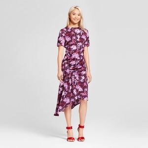 Who What Wear purple midi
